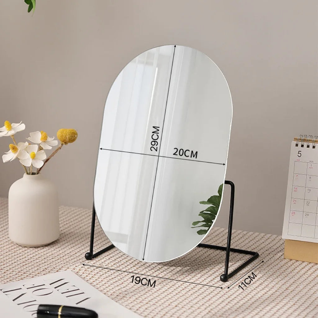 Bathroom Makeup Mirror Home Bedroom Desktop Countertop Vanity Mirror Dormitory Internet Celebrity Beauty Shower Mirror